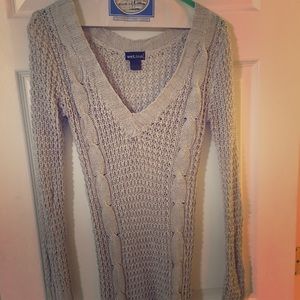 Wet Seal gray sweater dress